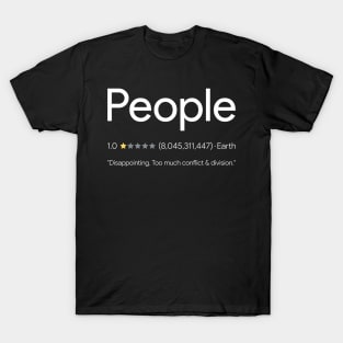 People - One Star Review T-Shirt